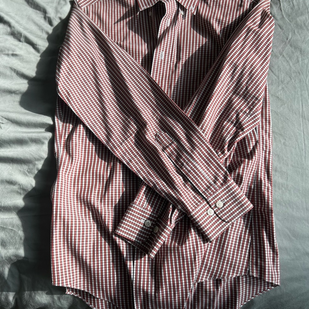 Brooks Brothers Red and White Checkered Shirt